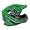 Kask Motocyklowy dla dzieci Enduro Zielony M
